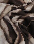  Rochie Evazată Maxi Maro-Neagră cu Decolteu Plic și Cordon din Material Textil Efengia