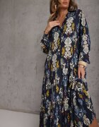 Rochie Granat Tip Cămașă Evazată Zjarrta