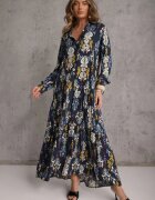  Rochie Granat Tip Cămașă Evazată Zjarrta