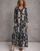  Rochie Granat Tip Cămașă Evazată Zjarrta