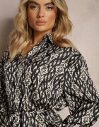  Rochie Mini Dreaptă Neagră cu cordon legat Iina