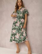  Rochie Negru-Verde Matheisa