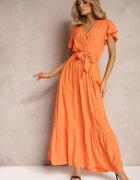  Rochie Portocalie Metia