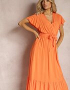  Rochie Portocalie Metia