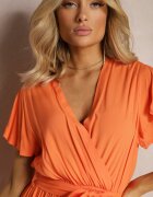  Rochie Portocalie Metia