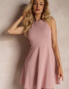  Rochie Roz închis Cambrată Cloș Fără mâneci Larirria
