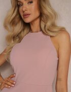  Rochie Roz închis Cambrată Cloș Fără mâneci Larirria