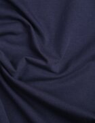romee's Tricou bleumarin din bumbac decorat pe lateral cu fante Brinelle