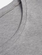 romee's Tricou Gri cu dungi cu încrețituri pe laterale Nedala