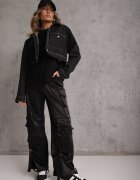 romee's Tricou Negru de bumbac oversize Neduna