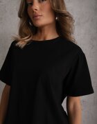 romee's Tricou Negru de bumbac oversize Neduna