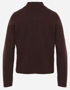 rosa Cardigan din vâscoză stil Napoleon cu cusături decorative Haniove Maro