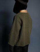 rosa Cardigan Verde Deschis din Viscoză Hanneth