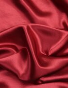 rosa Fustă din satin cu croială cloș și pense Moania Bordo