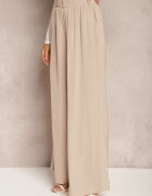 rosa Pantaloni Bej de vară cu croială largă și elastic în talie Philomen