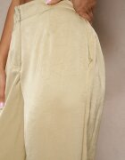 rosa Pantaloni bej închis talie înaltă cu croială elegantă cu picior drept Jenarwena
