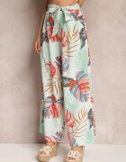 rosa Pantaloni de mentă Largi Sofadia