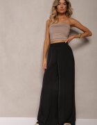 rosa Pantaloni Negri de vară cu croială largă cu elastic în talie Philomen