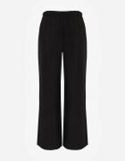 rosa Pantaloni negri din material cu elastic încrețit Pimpernel