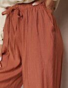 rosa Pantaloni Portocalii Textili cu elastic încrețit Pimpernel