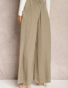 rosa Pantaloni Verzi de vară cu croială largă cu elastic în talie Philomen