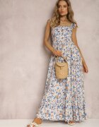 rosa Rochie Alb-Albastru Agarynome