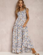 rosa Rochie Alb-Albastru Agarynome