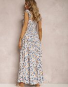 rosa Rochie Alb-Albastru Agarynome