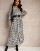 rosa Rochie Alb-Negru Hyrathe