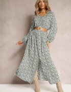 rosa Rochie Alb-Verde Hyrathe