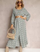 rosa Rochie Alb-Verde Hyrathe