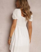 rosa Rochie Albă Din bumbac Xysnea