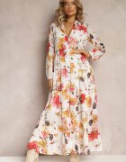 rosa Rochie Albă Klymano