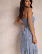 rosa Rochie Albastră Abellu