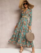 rosa Rochie Albastră Demestra