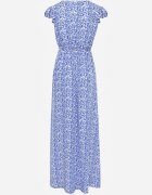 rosa Rochie Albastră din Viscoză Appamene