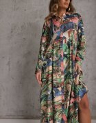 rosa Rochie Albastru-Verde Basomela