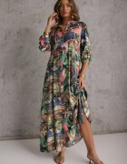 rosa Rochie Albastru-Verde Basomela