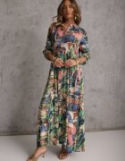 rosa Rochie Albastru-Verde Basomela