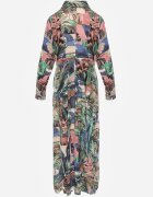 rosa Rochie Albastru-Verde Basomela