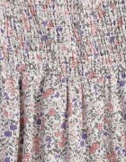 rosa Rochie Bej deschis Cloche cu Imprimeu Floral cu Bretele Malaisia