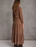 rosa Rochie Bej închis Cu curea Erenope