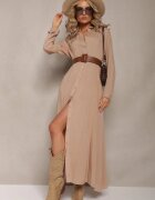 rosa Rochie bej închis Hillcrest