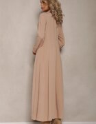 rosa Rochie bej închis Hillcrest