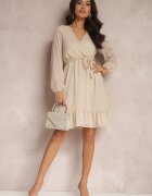 rosa Rochie Bej Iphina