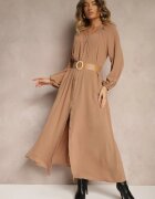 rosa Rochie Bej Palane