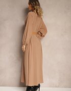 rosa Rochie Bej Palane