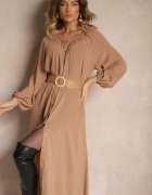 rosa Rochie Bej Palane