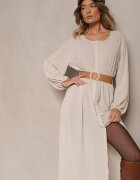 rosa Rochie Bej Palane