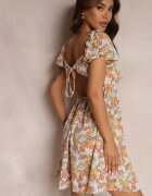 rosa Rochie Bej-Portocalie Josmy